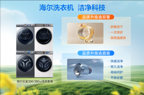 leyu乐鱼全站官方app下载烘得又干又透!干衣机品质升级就选海尔双擎热泵科技